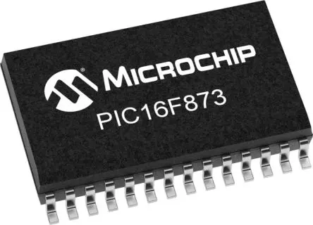 Produktfoto 1 von Microchip Mikrocontroller PIC16 PIC Oberfläche 7kB Flash SOIC 28-Pin 192 bit RAM