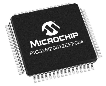 Produktfoto 1 von Microchip Mikrocontroller AEC-Q100 PIC32MZ PIC 32 bit Oberfläche 512kB Flash TQFP 64-Pin 200 MHz 512 kB RAM
