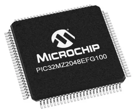 Produktfoto 1 von Microchip Mikrocontroller AEC-Q100 PIC32MZ PIC 32 bit Oberfläche 2MB Flash TQFP 100-Pin 200 MHz 512 kB RAM