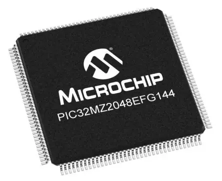 Produktfoto 1 von Microchip Mikrocontroller AEC-Q100 PIC32MZ PIC 32 bit Oberfläche 2MB Flash LQFP 144-Pin 200 MHz 512 kB RAM