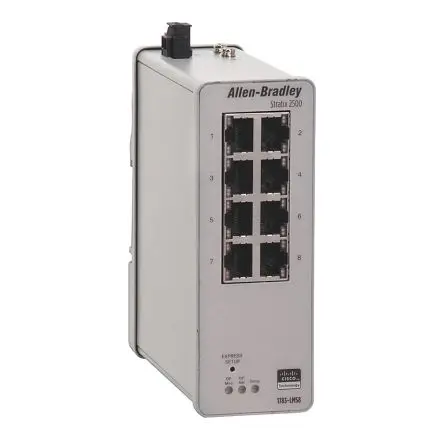 Produktfoto 1 von Allen Bradley Netzwerk Switch 8-Port Managed