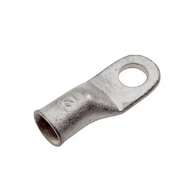 Produktfoto 1 von Molex Compression Style Ringkabelschuh, Unisoliert, Kupfer, 2 AWG max.AWG, aussen ø 10.94 mm, innen ø 8.53 mm, M8
