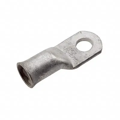 Produktfoto 1 von Molex Compression Style Ringkabelschuh, Unisoliert 0 AWG, Kupfer, 1 AWG max.AWG, aussen ø 12.96 mm, innen ø 10.16 mm, M8