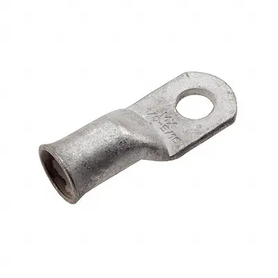 Produktfoto 1 von Molex Compression Style Ringkabelschuh, Unisoliert 0 AWG, Kupfer, 1 AWG max.AWG, aussen ø 12.96 mm, innen ø 10.16 mm, M8