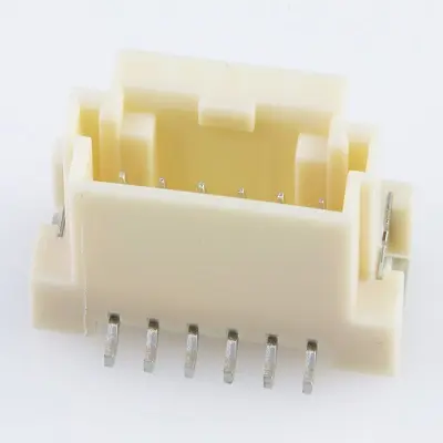 Produktfoto 1 von Molex 560020 Leiterplattenleiste Vertikal, 6-polig / 1-reihig, Raster 2 mm Raster Oberfläche,