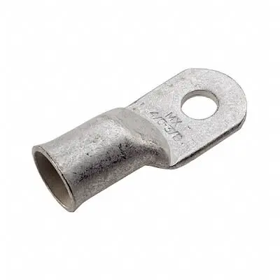 Produktfoto 1 von Molex Compression Style Ringkabelschuh, Unisoliert 0 AWG, Kupfer, 4 AWG max.AWG, aussen ø 17.63 mm, innen ø 14.2 mm, M9
