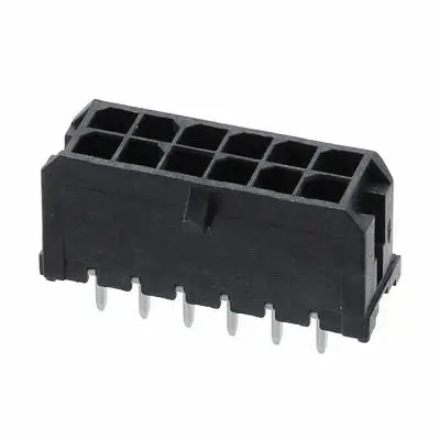 Molex 43045 Leiterplattenleiste Vertikal, 12-polig / 2-reihig, Raster 3 mm Raster Durchsteckmontage, Micro Fit