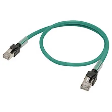 Produktfoto 1 von Omron XS6W Cat6a Ethernet-Kabel, 7.5 m, Grün, Aussen ø 6.3 mm Außen-ø