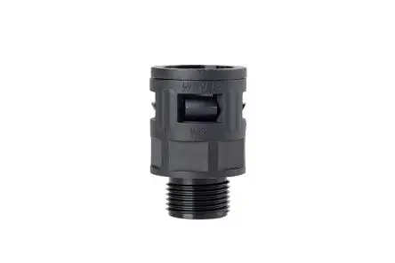 Produktfoto 1 von RS PRO WQG1 Polyamid Kabelrohr Befestigung M20 x 1.5 17 mm Schwarz Schwarz-Finish IP66