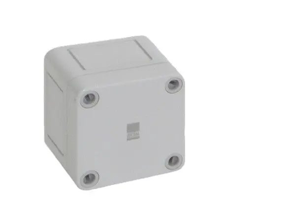 Produktfoto 1 von Rittal PK Polycarbonat Wandanschlusskasten RAL 7035 IP66, HxBxT 65 mm, 65 mm x 57 mm