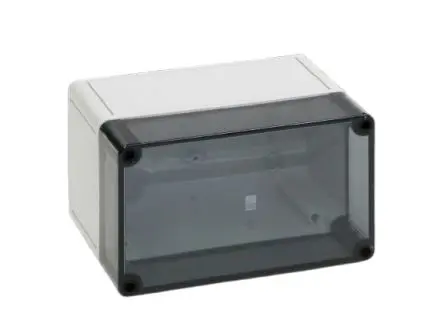 Produktfoto 1 von Rittal PK Kunststoff Wandanschlusskasten RAL 7035 IP66 Transparente Tür, HxBxT 110 mm, 180 mm x 111 mm