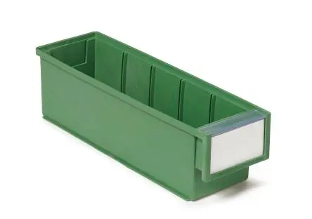 Produktfoto 1 von Treston Lagerbehälter Tragbar Grün Bio-Kunststoff, 82 mm x 92 mm x 300 mm