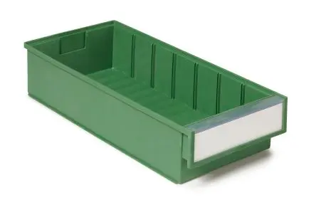Produktfoto 1 von Treston Lagerbehälter Tragbar Grün Bio-Kunststoff, 82 mm x 186 mm x 400 mm