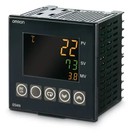 Omron E5AN Controller Frontplattenmontage 3, 3 x Relais Ausgang/ Universitäten Eingang 24V ac/dc Proportionalventil,