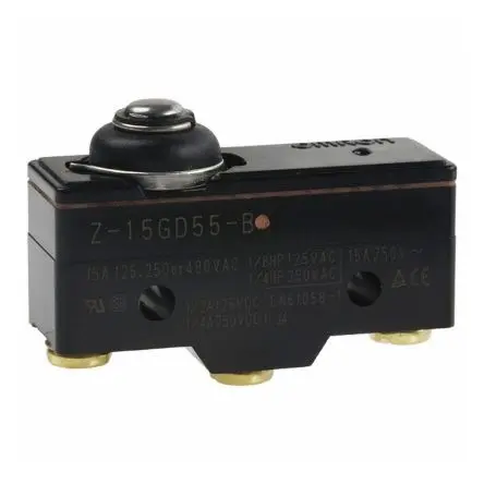 Produktfoto 1 von Omron Z Endschalter, Federstößel, IP62, Kunststoff 500V ac 15A