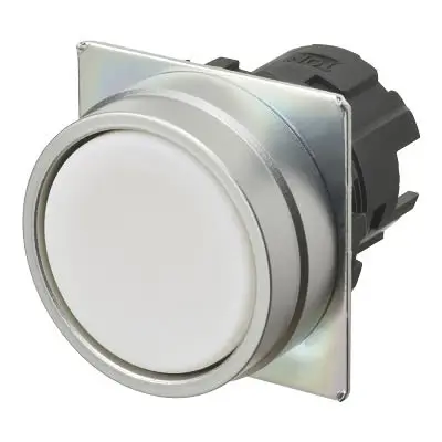 Produktfoto 1 von Omron A22NZ Druckschalter Weiß Tastend Panel Ø 22 mm / 10A, IP66