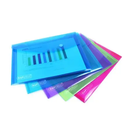 Produktfoto 1 von Rapesco Dokumentenfach für Papiergröße A5 Polypropylen Verschiedene