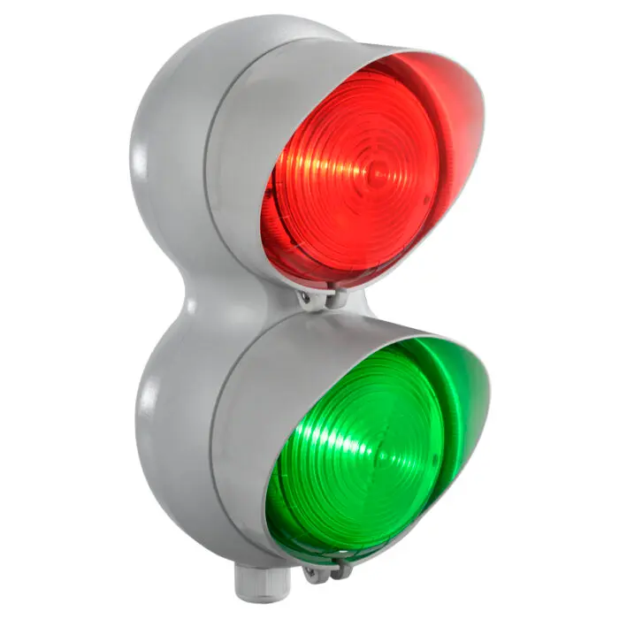 Produktfoto 1 von RS PRO LED LED Ampel Signalleuchte 2-stufig Linse Grün, Rot LED Grün, rot + Dauer 231mm