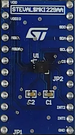 Produktfoto 1 von STMicroelectronics LSM6DSO16IS STEVAL-MKI229A, Evaluierungsplatine Entwicklungstool Sensor, Beschleunigungssensor für
