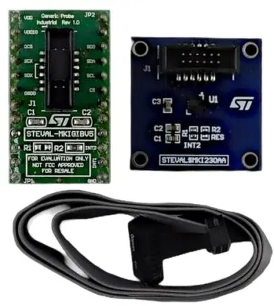 Produktfoto 1 von STMicroelectronics ISM330IS iNEMO-Trägheitsmodul-Kit, Evaluierungsplatine Entwicklungstool Sensor, Beschleunigungssensor