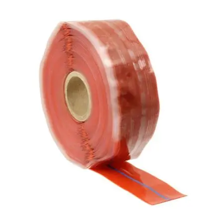 Produktfoto 1 von TE Connectivity Silicon Fusion Tape Silikon Isolierband Rot,  Stärke  0.51 mm x 25.4mm x 10.97 m, 260 °C bis 260 °C