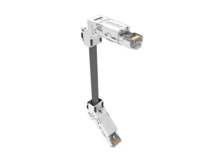 Produktfoto 1 von Amphenol Communications Solutions DRPC2 Cat6a Ethernet-Kabel, 500 mm, Schwarz, Thermoplast