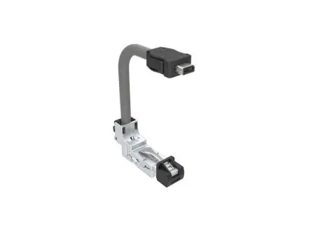Produktfoto 1 von Amphenol Communications Solutions DRPC5 Cat6a Ethernet-Kabel, 1 m, Schwarz, Thermoplast