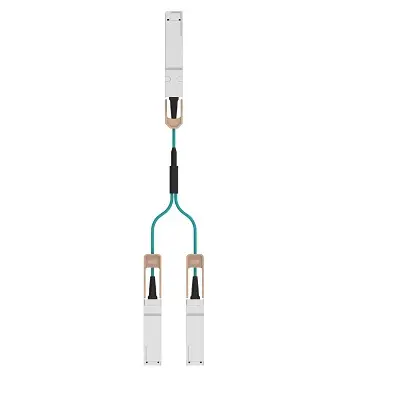 Produktfoto 1 von TE Connectivity 2418081 Steckbarer E/A-Steckverbinder QWFP-DD Stecker, 2-fach