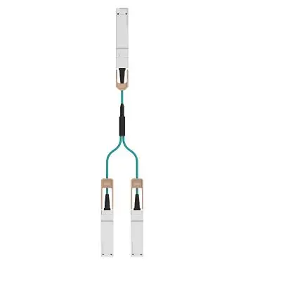 Produktfoto 1 von TE Connectivity 2418081 Steckbarer E/A-Steckverbinder QWFP-DD Stecker, 2-fach