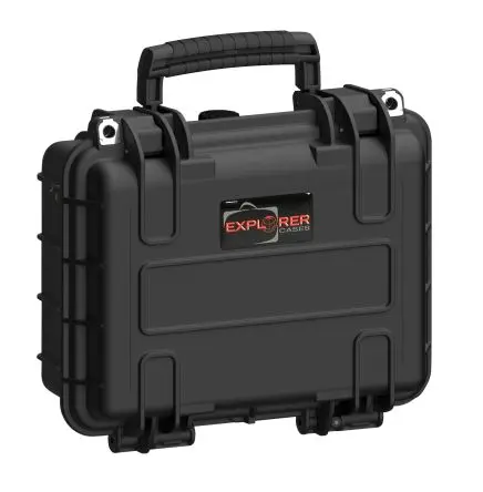 Explorer Cases HL.B Polypropylen Metall, Kunststoff Wasserdichter Koffer Schwarz mit Rädern 200 mm 270 mm