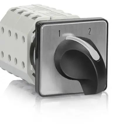 Produktfoto 1 von RS PRO T-000 Nockenschalter 25 A, 1-phasig, 2-Stufen Knopf Schraube, 60 °-Wurfwinkel