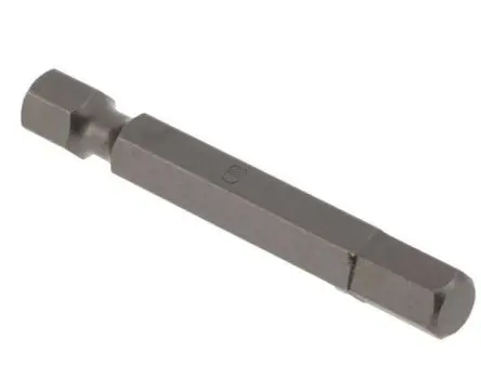 Produktfoto 1 von RS PRO 1/4 in 6 mm Sechskant Schraubbit, Sechskant, aus CrMo-Stahl, 50-teilig, 50mm
