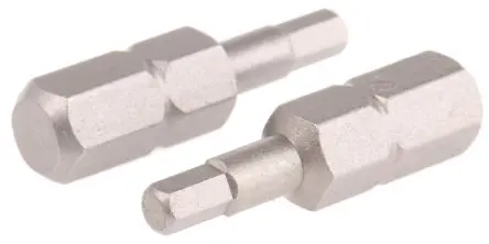Produktfoto 1 von RS PRO 1/4 in 3 mm Sechskant Schraubbit-Satz, aus CrMo-Stahl, 50-teilig, 25mm