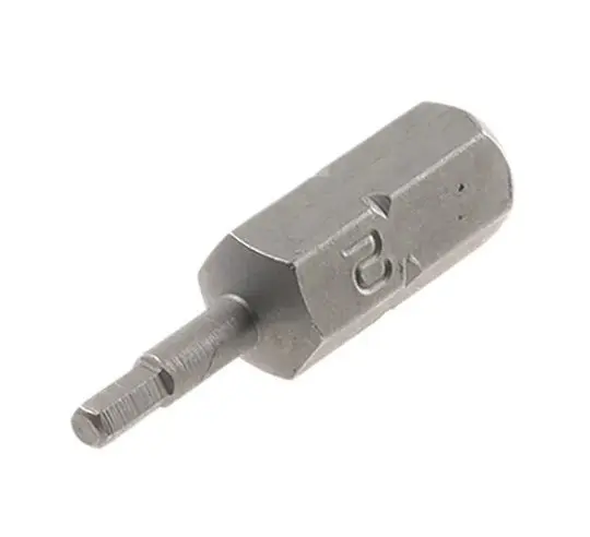 Produktfoto 1 von RS PRO 1/4 in 2 mm Sechskant Schraubbit, aus CrMo-Stahl, 10-teilig, 25 mm