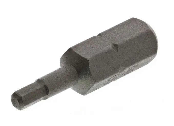 Produktfoto 1 von RS PRO 1/4 in 2.5 mm Sechskant Schraubbit, 12-Kant, aus CrMo-Stahl, 10-teilig, 25 mm