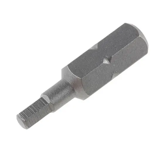 Produktfoto 1 von RS PRO 1/4 in 5 mm Sechskant Schraubbit, 12-Kant, aus CrMo-Stahl, 10-teilig, 25 mm