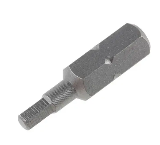 Produktfoto 1 von RS PRO 1/4 in 6 mm Sechskant Schraubbit, 12-Kant, aus CrMo-Stahl, 10-teilig, 25 mm