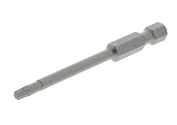 Produktfoto 1 von RS PRO Innensechsrund Innensechsrund Power Bit CrMo-Stahl 1/4 in T20, Länge 70 mm, 50-teilig