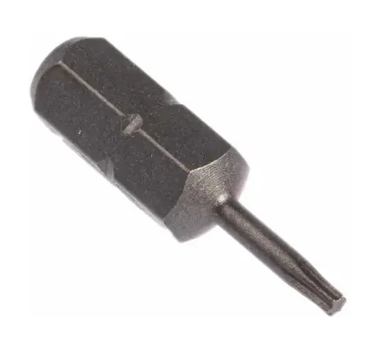 Produktfoto 1 von RS PRO 1/4 in T10 Innensechsrund Schraubbit, aus CrMo-Stahl, 10-teilig, 25 mm