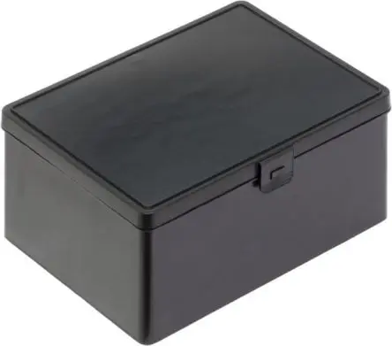 Produktfoto 1 von EUROSTAT ESD-Box, Stabil, H: 78 mm L: 178 mm B: 78mm, Polypropylen