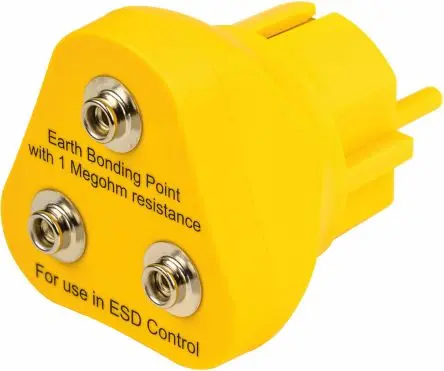 Produktfoto 1 von EUROSTAT ESD Kabel Erdungsstecker 3 x 7 mm-Stecker-Schnäpper
