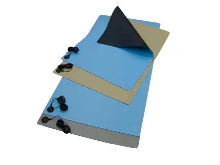 Produktfoto 1 von EUROSTAT ESD-Matte Beige Tisch, 2 mm x 600mm x 1.2 m