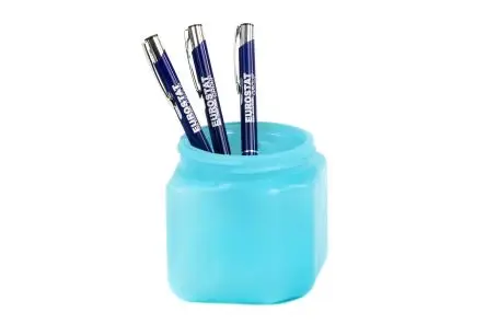 Produktfoto 1 von EUROSTAT Stifthalter Blau Polyethylen