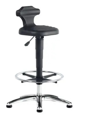 Produktfoto 1 von EUROSTAT Barhocker mit Rädern Polyurethanschaum