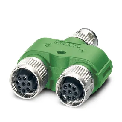 Produktfoto 1 von Phoenix Contact SAC M12 Rundsteckverbinder Stecker, Buchse 8-polig 2A IP65, IP40