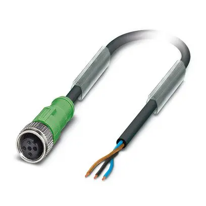 Produktfoto 1 von Phoenix Contact Sensor-Betätigungselementkabel, Freies Kabelende / Gerade M12-Buchse, Länge 1.5 m