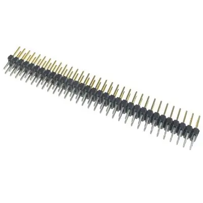 Produktfoto 1 von Molex 70280 Leiterplattenleiste Vertikal, 10-polig / 2-reihig, Raster 2.54 mm Raster, Unisoliert