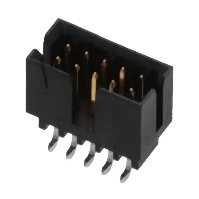 Produktfoto 1 von Molex 87832 Leiterplattenleiste Vertikal, 10-polig / 2-reihig, Raster 2 mm Raster Oberfläche, Milli