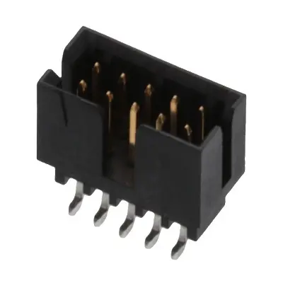Produktfoto 1 von Molex 87832 Leiterplattenleiste Vertikal, 10-polig / 2-reihig, Raster 2 mm Raster Oberfläche, Milli