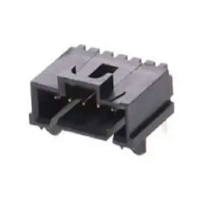 Produktfoto 1 von Molex 70555 Leiterplattenleiste gewinkelt, 6-polig / 1-reihig, Raster 2.54 mm Raster, Ummantelt